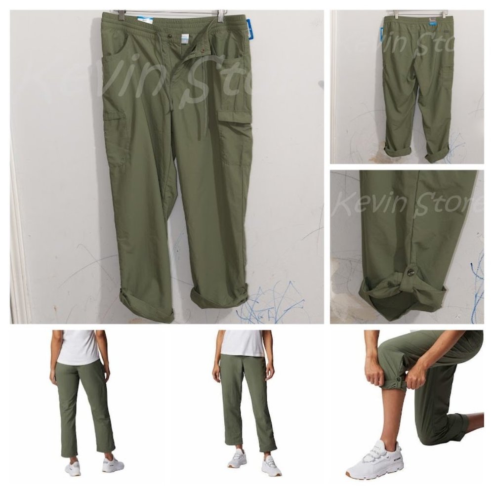 GReen‎ NWT Columbia Woodland Hills Ladies Roll Up Capri